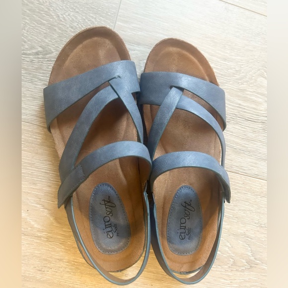 Eurosoft Blue Women's Sandals - Picture 6 of 8